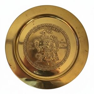 Vintage Brass Mayan Art Macuilxochitl God